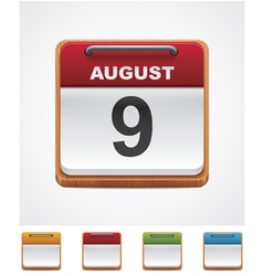Calendar icon vector image