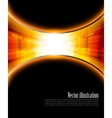 Bright orange background vector image