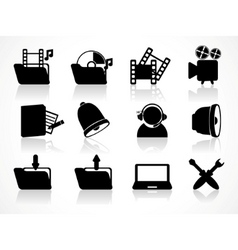 Different icons vector image