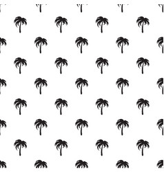 Pattern with palms vector image