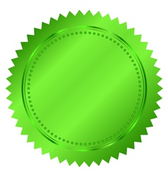 Green seal vector image