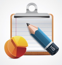 Starting analysis icon vector image