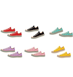 Sneakers vector image