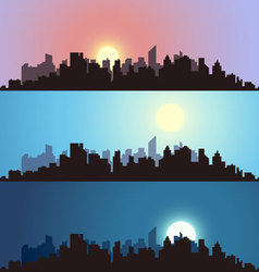 Cityscape backgrounds vector image