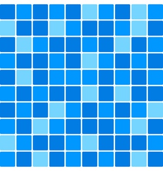 Blue tile wall vector image