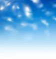 Cloudy sky vector image