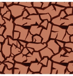 Crack ground vector image