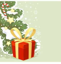 Christmas card vector image