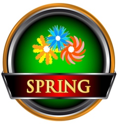 Spring icon vector image