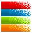 Colorful Pixel Banners vector image