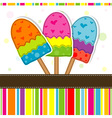 Template greeting card vector image