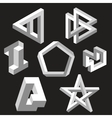Optical symbols vector image