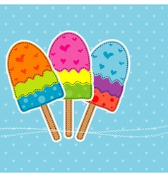 Template greeting card vector image