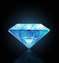 Diamond illustration vector image