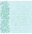 Vintage background with rose doodle border Vintage background with rose doodle border vector image