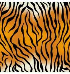 Seamless texture of tiger skin vector image