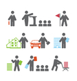 Business icons Business icons vector image