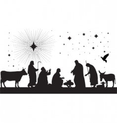 Star of Bethlehem vector image