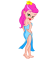 Beautiful girl vector image
