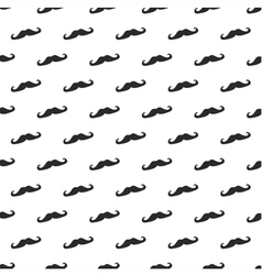 Seamless hipster mustache pattern background Seamless hipster mustache pattern background vector image