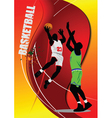 Basketball poster vector image