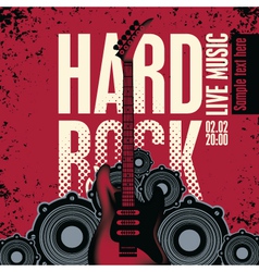 Hard Rock vector image