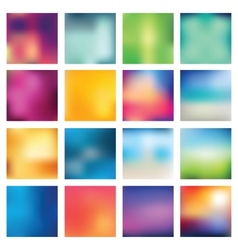 Abstract blurred blur backgrounds vector image