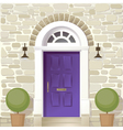 Entrance of house vector image