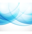 Abstract background blue waves vector image