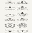 Royal Crown Calligraphy vector image