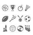 Sport icons vector image