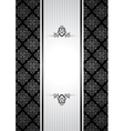 Black and white vintagebackground vector image