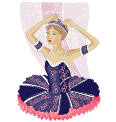 Ballerina Black vector image
