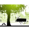 Street scene vector image
