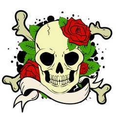 Skull tatoo Skull tatoo vector image