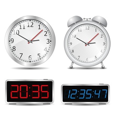 Clocks vector image