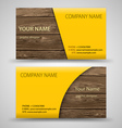 Abstract creative business cards set template vector image