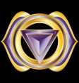 Hindu chakra ajna Hindu chakra ajna vector image