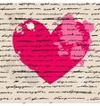 Heart Love background vector image