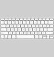 Computer keyboard vector image