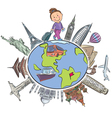 Travelling vector image
