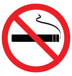 No smoking vector image