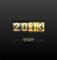 New Year counter vector image