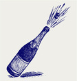 Champagne explosion vector image