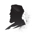 Male silhouette vector image