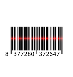 Barcode laser vector image