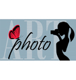 Photographic Art Background vector image