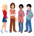 Students vector image
