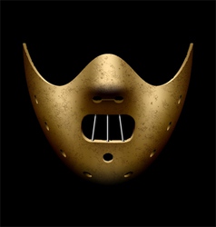 Scary Halloween mask vector image