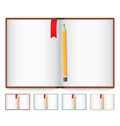 Open book vector image